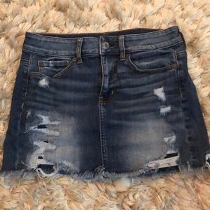 Stretch denim mini skirt from American eagle